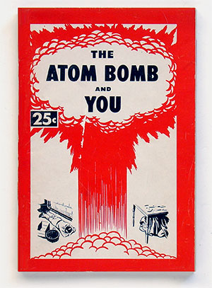 'The Atom Bomb and You'-- all about your 'relationship' with the atom bomb! From 'Communists and Bomb Shelters' at the web's largest private collection of antiques & collectibles: https://www.ericwrobbel.com/collections/bomb-shelters.htm