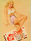 Beautiful vintage box of Desirée Hearts Desire Lingerie (Cape Underwear Manufacturers Pty. Ltd., South Africa, c.1958). See 'The Box It Came In' at the web's largest private collection of antiques & collectibles: https://www.ericwrobbel.com/collections