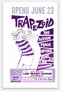 Original 'TRAPEZOID--The Action Place' poster from Northford, Connecticut. From the web's largest private collection of antiques & collectibles: https://www.ericwrobbel.com/collections