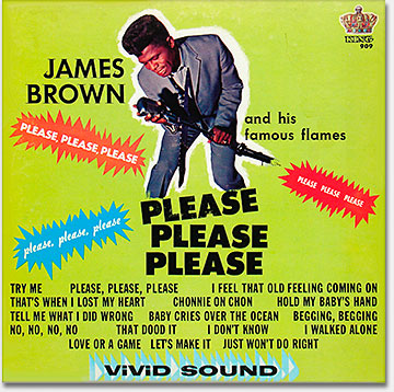 Record collecting: Album covers were not created as 'art,' they were created to sell records--to sit on the shelf and vibrate until you picked them up. This James Brown cover does that very well, even if it looks somewhat cheesy. I contend it has a terrific charm that would probably be lost if it were 'better.' James Brown and His Famous Flames, King 909. From 'More Records' at the web's largest private collection of antiques & collectibles: https://www.ericwrobbel.com/collections